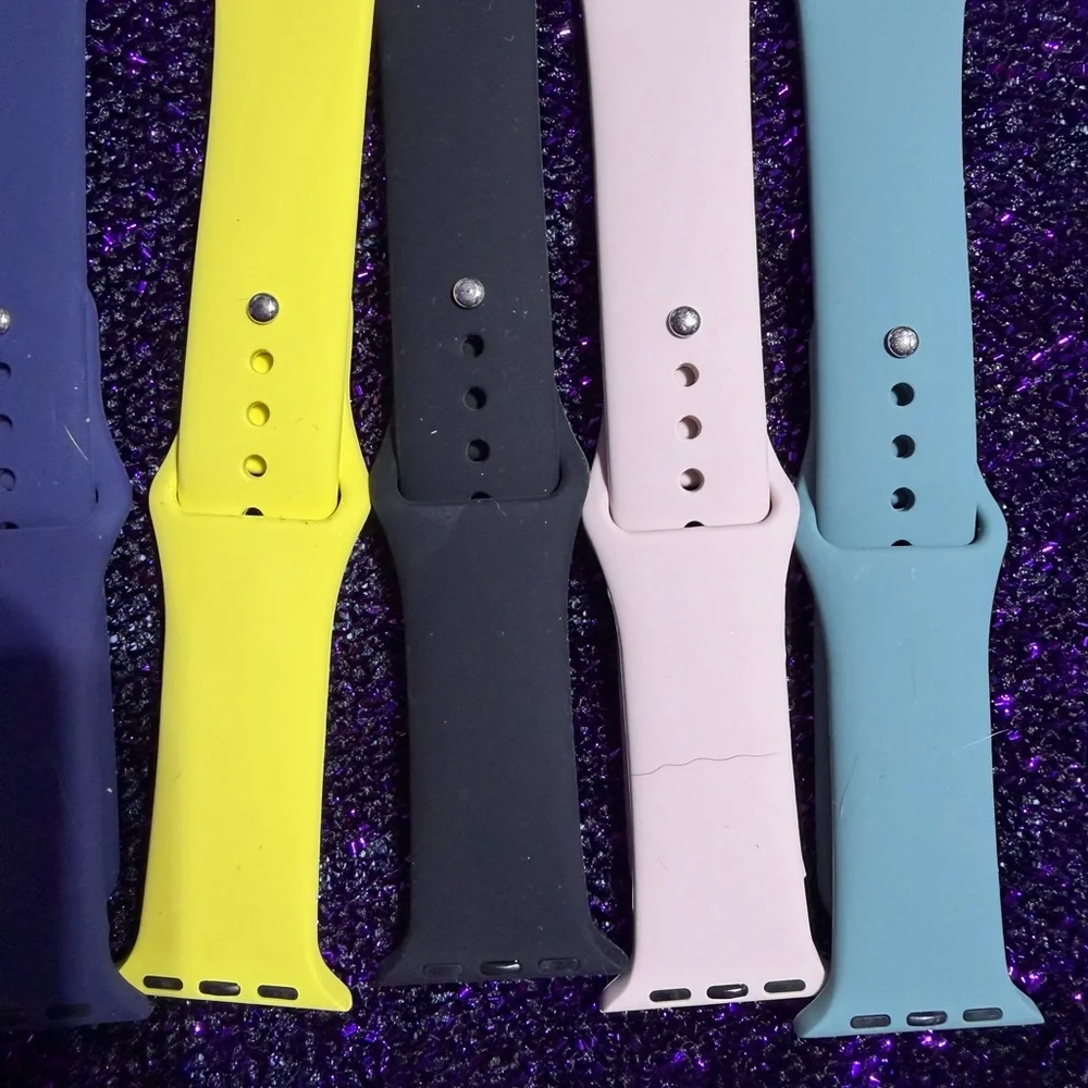 Vibrant Silicone Watch Bands Set